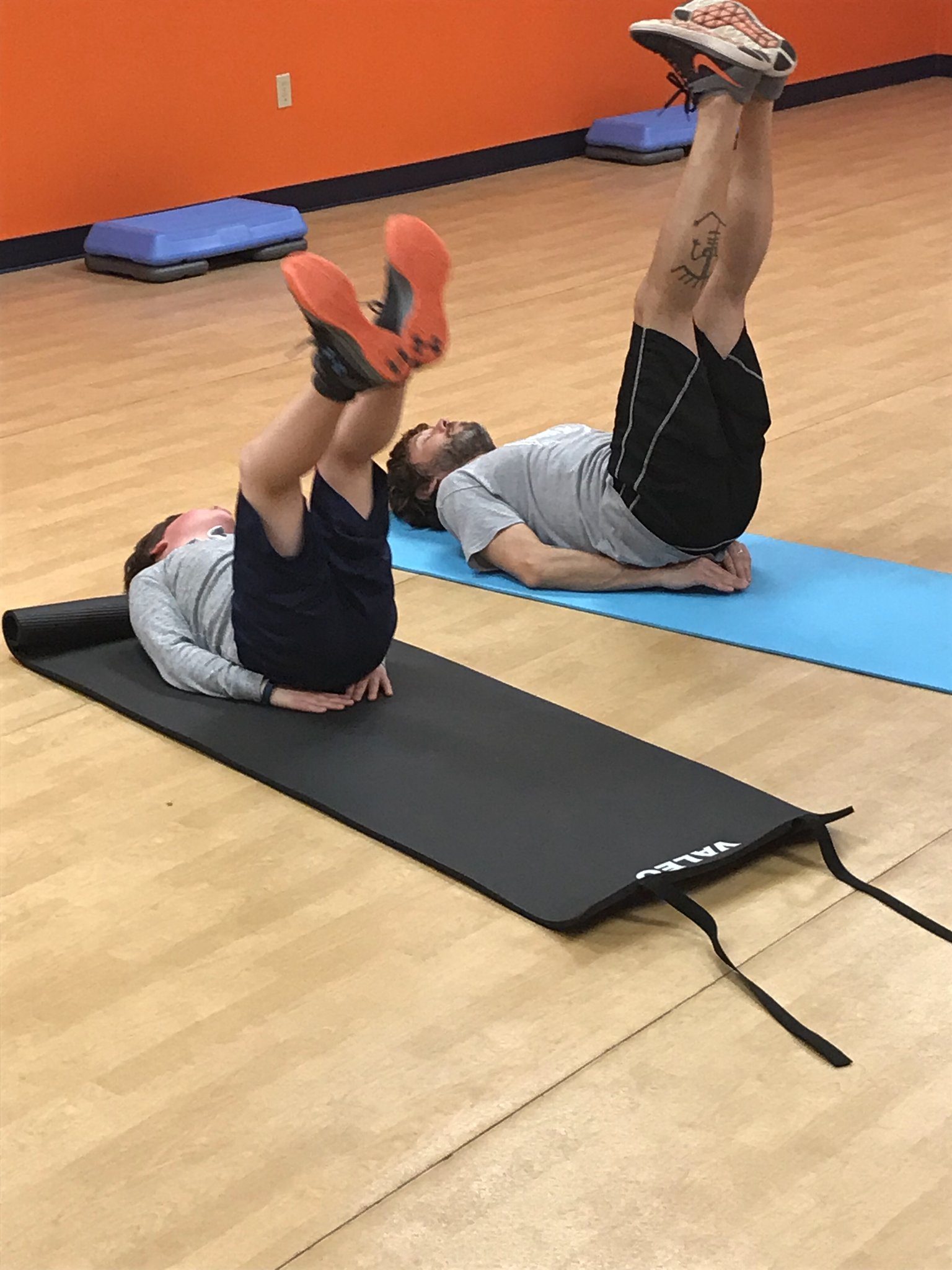 Young participants in a Fitness 101 class
