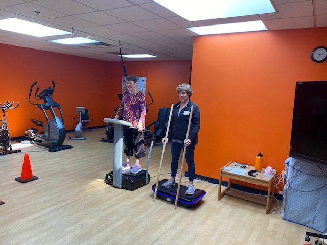 Adaptive group exercise session